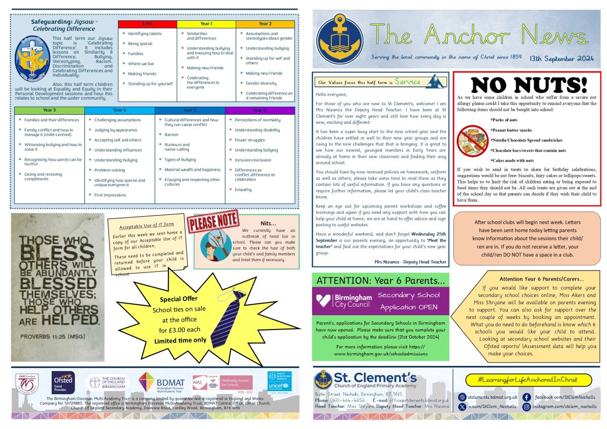 24.09.13 The Anchor News Outside