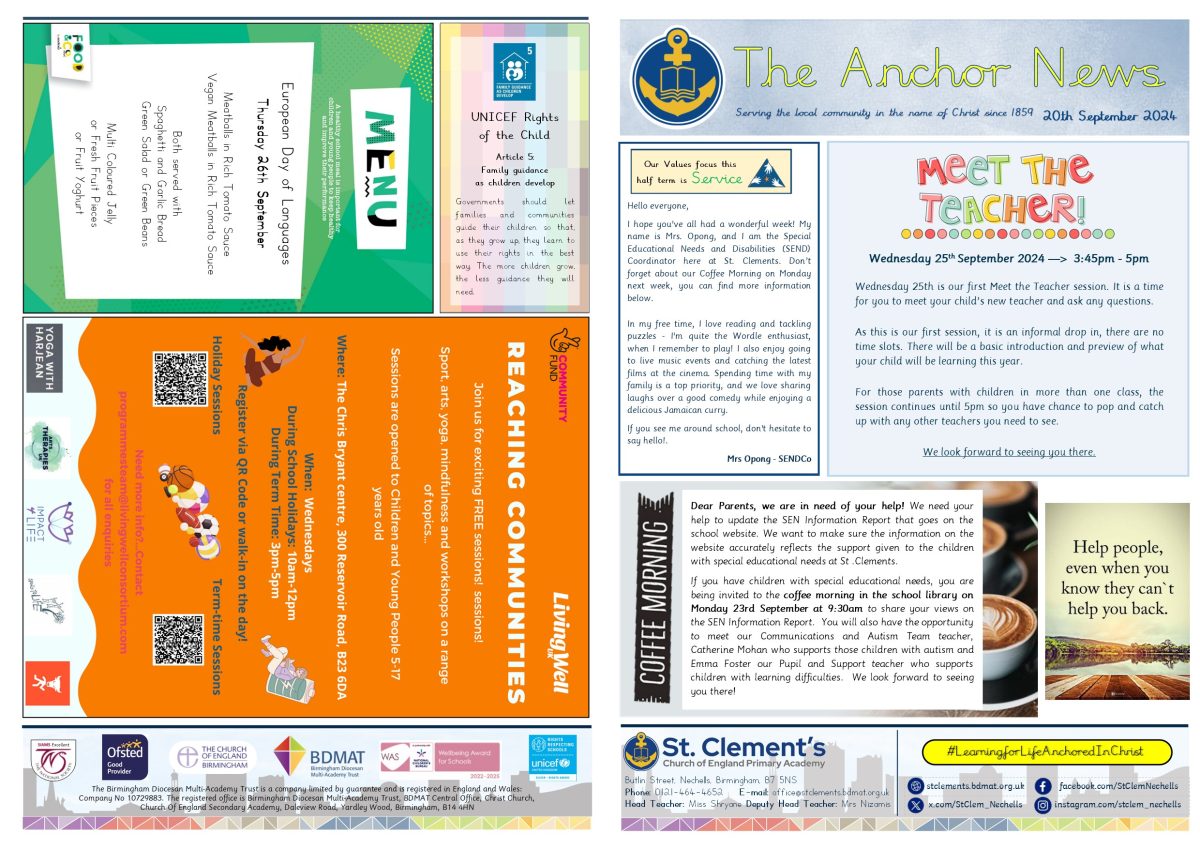 24.09.20 The Anchor News Outside