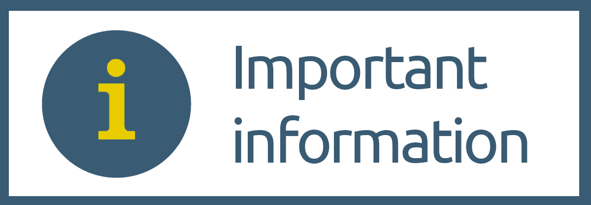 Important Info Mailchimp Header