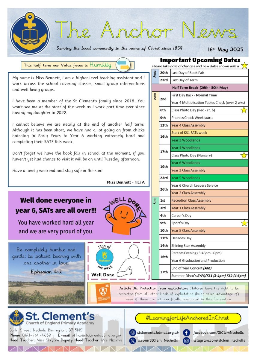 25.05.16 the anchor news (front)