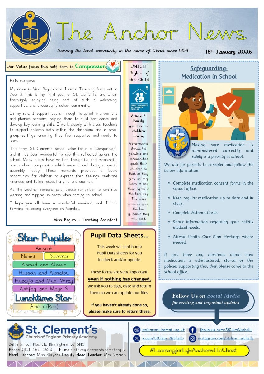 26.01.16 The Anchor News (Front)
