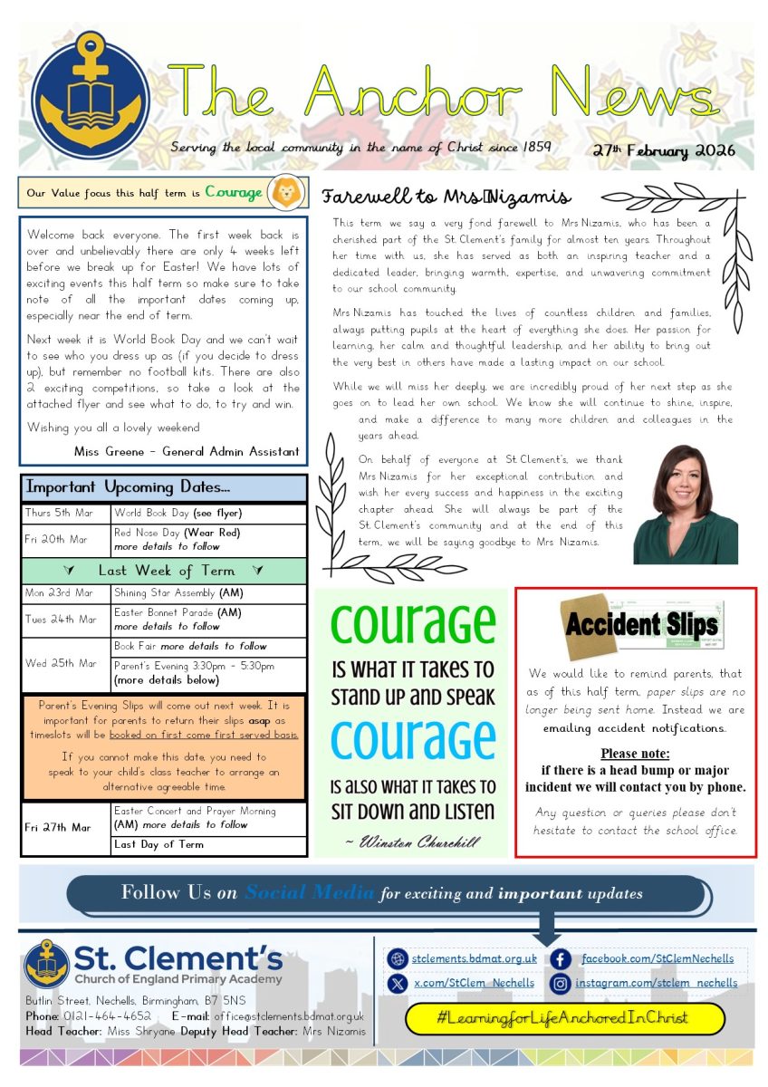 26.02.27 The Anchor News (Front)