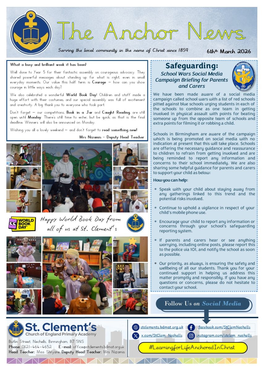 26.03.06 The Anchor News (Front)