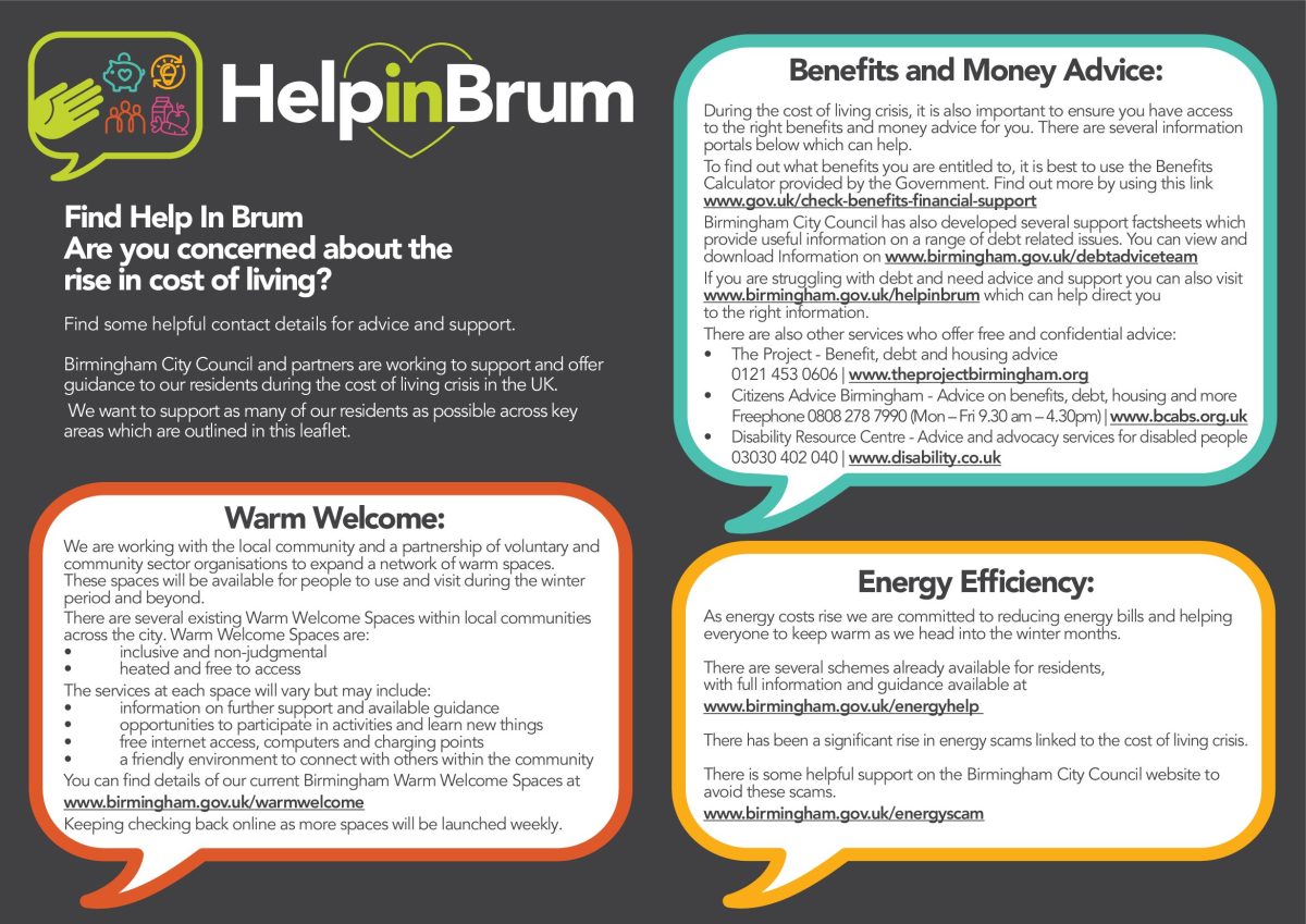 109.98 Cost of Living leaflet English